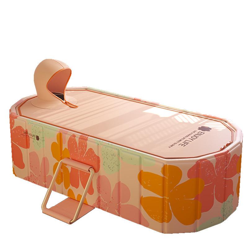 Складная Портативная Гидромассажная Ванна с Двойной Дренажной Конструкцией для Домашнего Спортзала Большая Складная Ванна для Ледяных Ванн для Релаксации