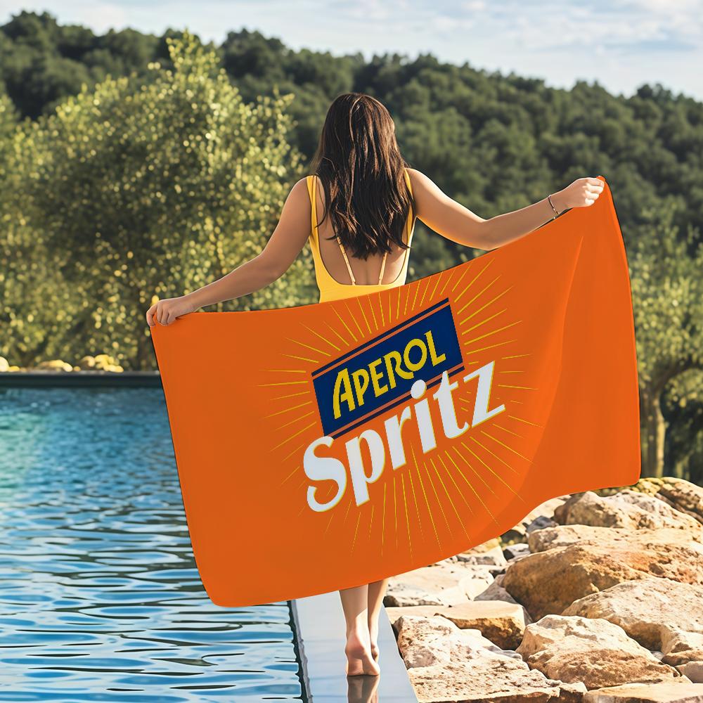 Модный принт A-Aperols Spritz Полотенце Сушилка Банное Полотенце Применимо Для Легкого Плавания Кемпинга Йоги Пляжа Вне