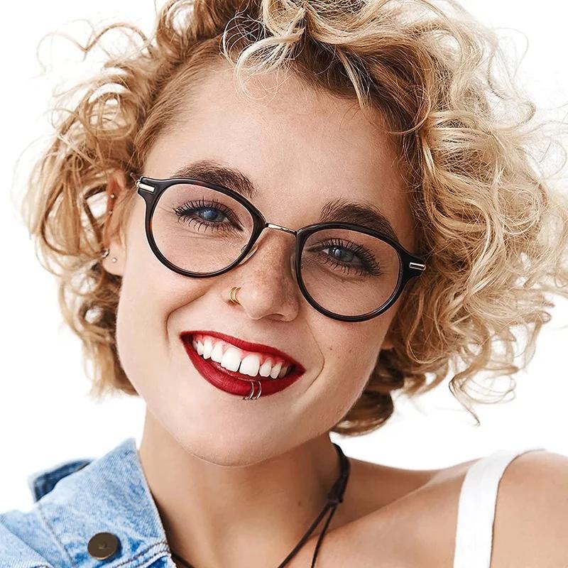 Модные аксессуары из нержавеющей стали Одинарный пирсинг Спиральное кольцо для носа Простая серьга для губы Многослойное двойное кольцо Кольцо-хуп для носа Подарки