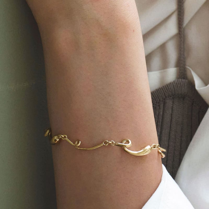 YUSOWA GROVE CONNECTING BRACELET (2COLOR)
