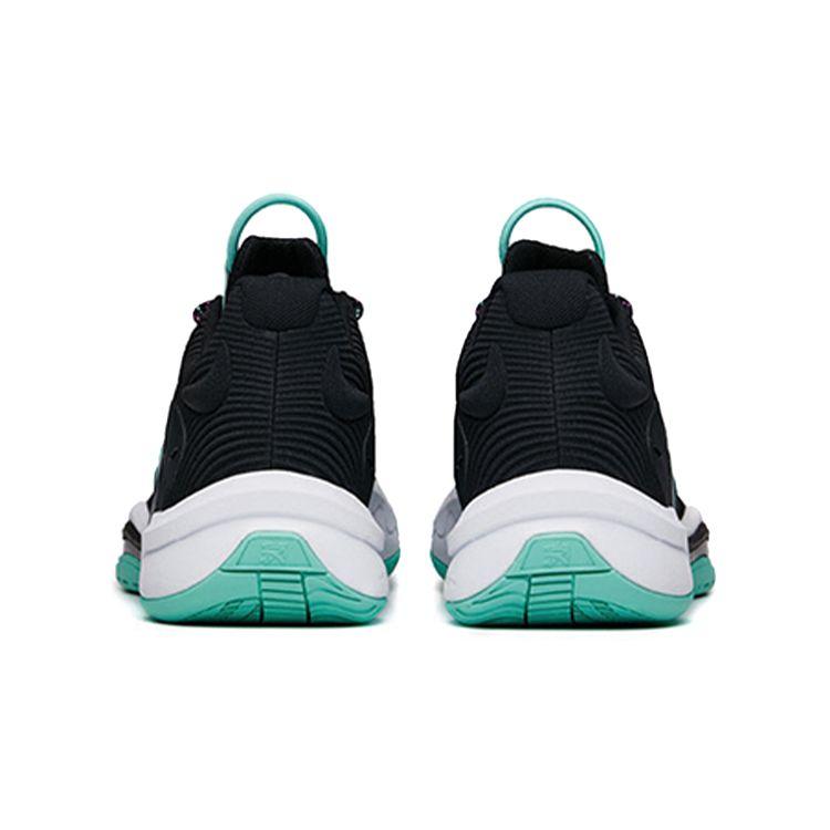 Anta Heat Wave 3 Comfortable Shock Absorbing Non-Slip Durable Low-Top Basketball Shoes Men Sneaker Black Green 112131608-1
