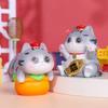 Supremo Cat Mini Resin Doll Funny Cartoon Cat Ornaments Supremo Cat Ornament  Dollhouse Decoration
