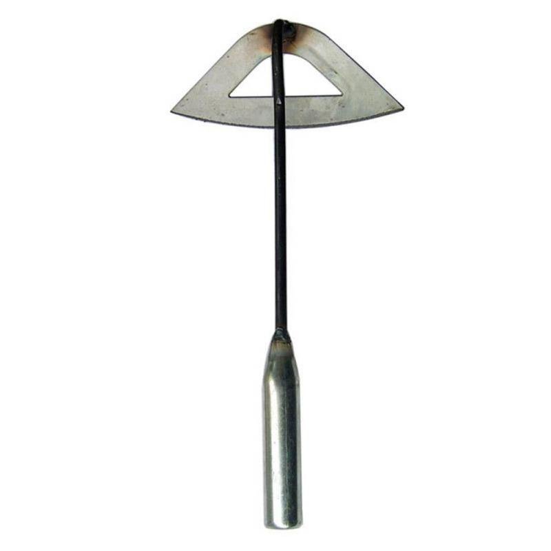Long Handle All-Steel Hardened Hollow Hoe Garden Weeding Tools Easy Soil Loosening Sharp Black Effective Hand Tools KTY