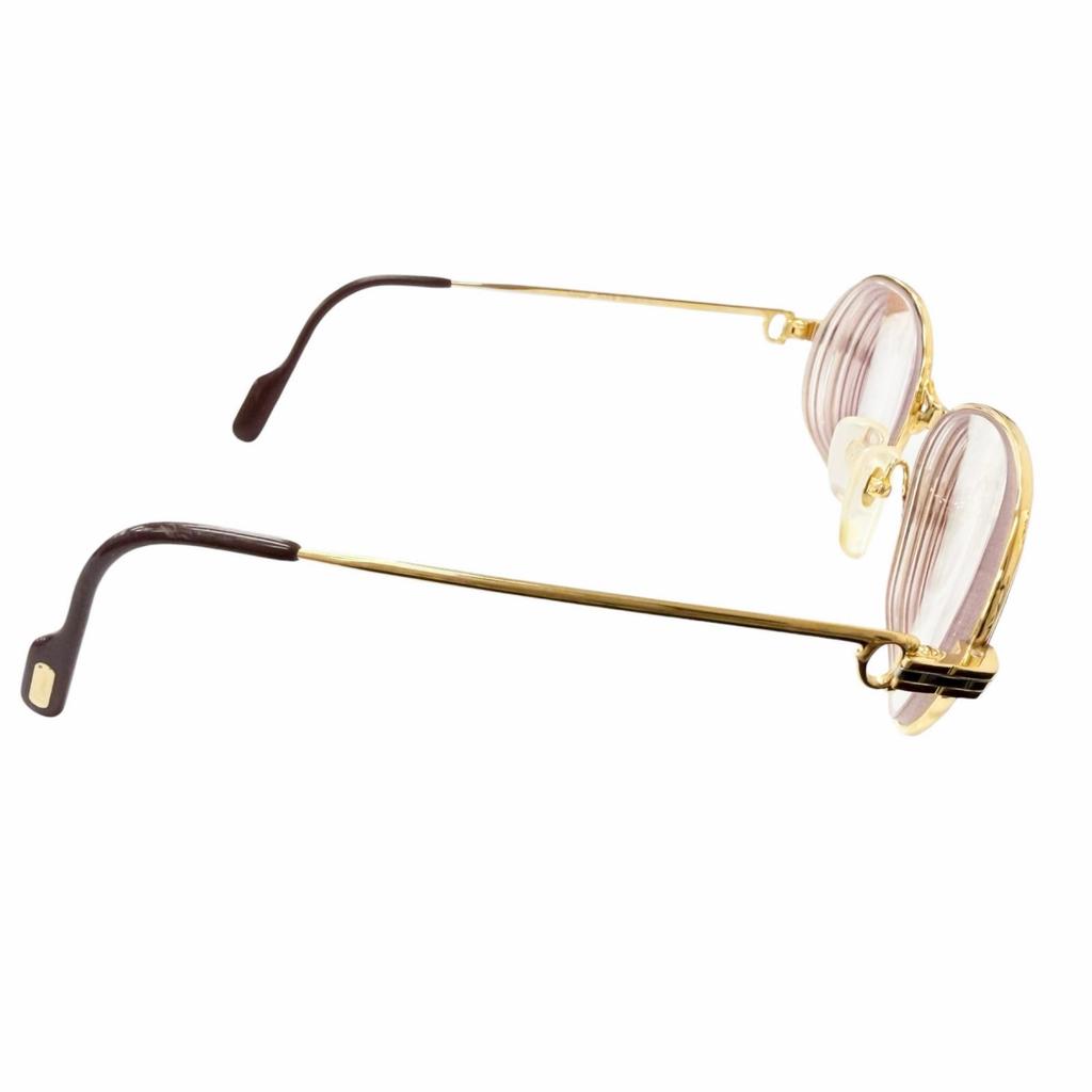 Very Good Cartier Glasses Mailon PANTHERE gold mens Used