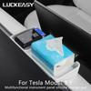LUCKEASY For Tesla Model 3 Y -2023 Car Multifunctional Dashboard Anti-Slip Pad Interior Accessories Small Item Storage Mat