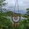 Vintage Retro Wind Chimes Creative Metal Pendant Blessing Courtyard Hanging Ornament  Backyard