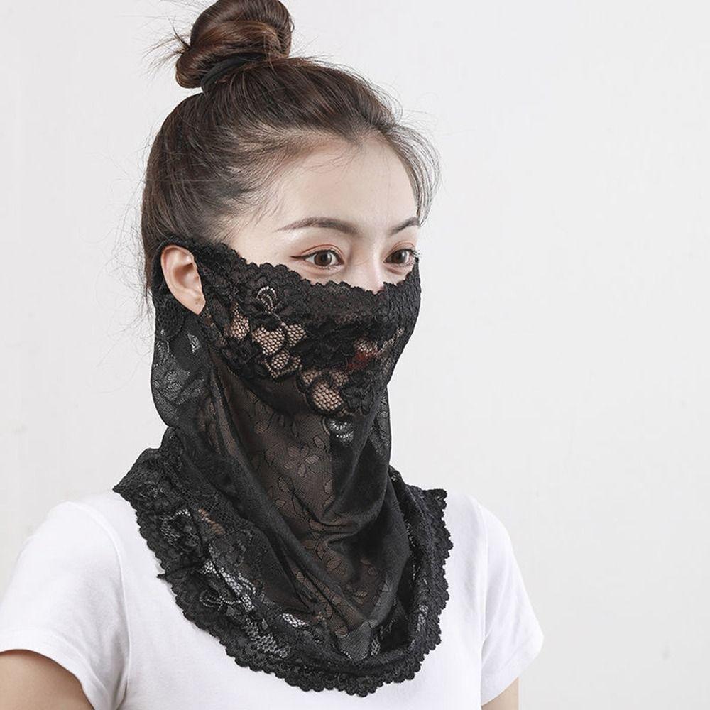 Comfortable Sunscreen Face Scarf Anti-UV Ear Headband Scarf New Neck Mask Summer
