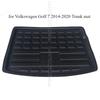 Коврики в багажник для VW Golf 7 Volkswagen Golf7 2014- Водонепроницаемый вкладыш в багажник Нескользящий вкладыш Коврик на пол Коврик для автомобиля Аксессуары