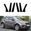 6 шт. автомобильные стойки для Range Rover Evoque L538 5-Door 2013 2014-2018 глянцевые черные наклейки на обшивку окна и двери, наклейки для укладки