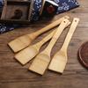 1/3pcs30cm wooden non-stick spatula Spatula Rice spoon Long handle unpainted bamboo spatula household kitchen