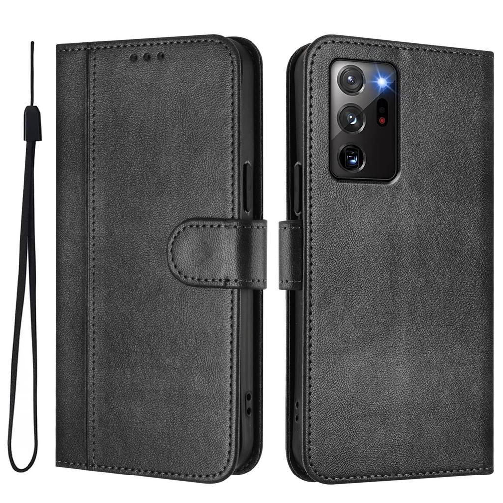 Кошелек-чехол для Samsung Galaxy Note 20 Ultra Note 10 Plus 9 8, 3 отделения для карт, подставка [Амортизирующий внутренний чехол из ТПУ], Откидная крышка