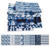 Комплект из 8 штук Fat Quarter — с принтом Tie & Dye, 18 x 22 дюйма, лоскутное шитье своими руками — предварительно нарезанная ткань для квилтинга из 100 хлопка