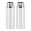2PCS Shower Arm Extension Stainless Steel Chrome Plating Shower Head Extension Pipe for Bathroom