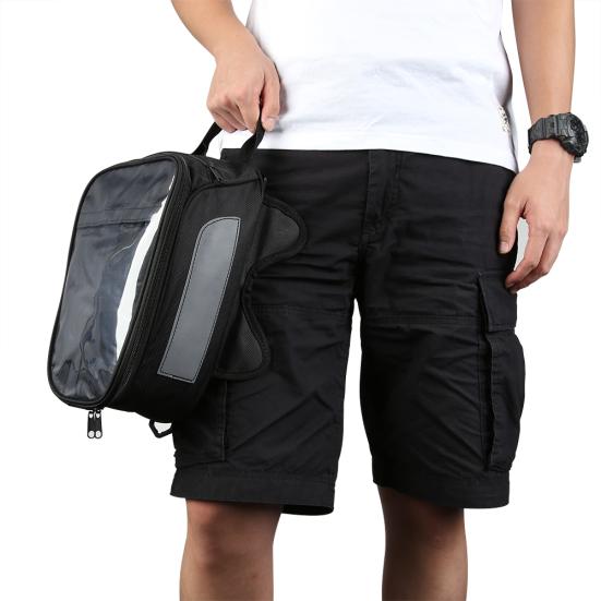 Waterproof Magnetic Motorcycle Oil Fuel Tank Storage Bag Phone Pouch Backpack