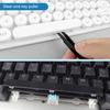 4Pc/Set C-200 Switch Puller Convenient Labor-saving Metal Long-lasting Switch Keycap Puller Removing Tool Kit for Mechanical Keyboard