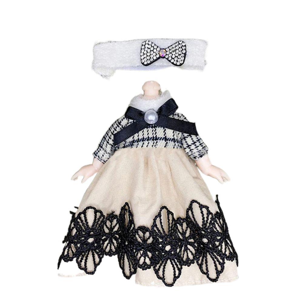 16-17 см Кукла Ob11 Модная Bjd Кукла Зимний Наряд Юбка Милый Набор Одежды Сменный Наряд Модная Одежда DIY Аксессуары для Кукол