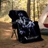 Personalized Custom Name Blanket - Prince Purple Rain Print Design,Blanket for Sofa,Bed,Travel,Camping - Soft and Warm, Great Gift