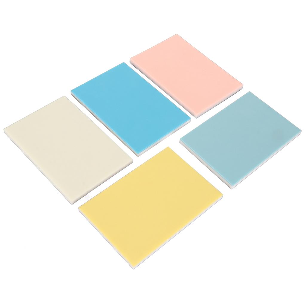 5 шт. блоков для резьбы длиной 5,9 дюйма, шириной 3,9 дюйма, разноцветные двухслойные блоки для резьбы штампов для P