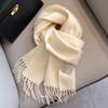 Winter Narrow Scarf 28 Color 100% Wool Scarf  Solid Color Scarf Men's and Women's Universal Warm and Cold Proof Scarf