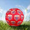 Norwegian Football Crest Size 5 Soccer Ball,Indoor/Outdoor Suitable for Training Matches Tournaments Practice Games Perfect Gift for Fan