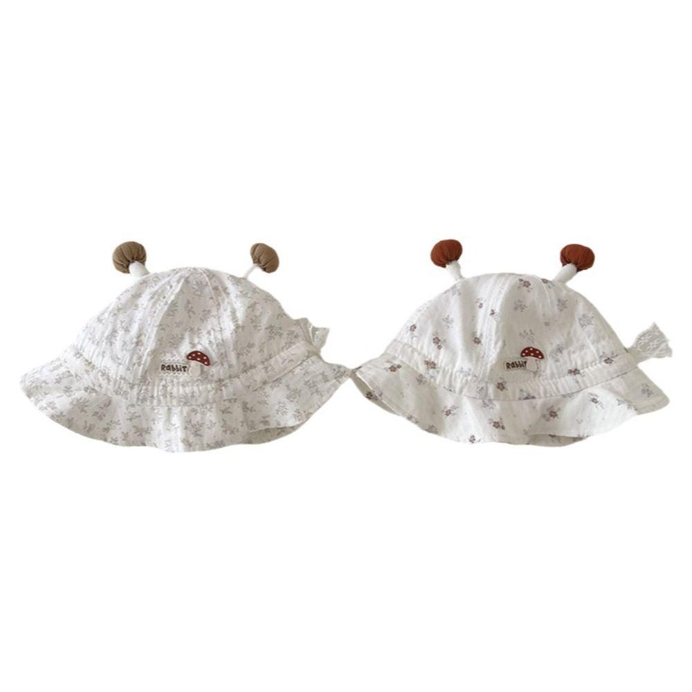 Cotton Baby Bonnet Sun Protection Baby Sun Hat Cute Fisherman Hat Spring Summer