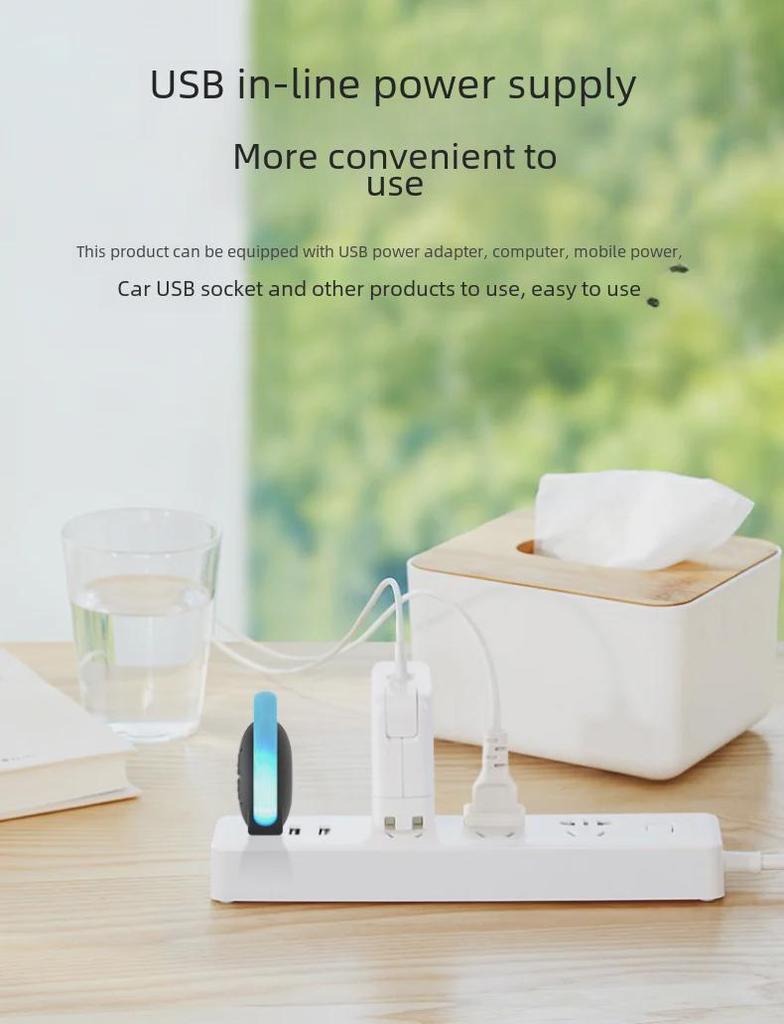 Портативный ультразвуковой отпугиватель вредителей для автомобилей - борьба с комарами, мышами и насекомыми