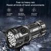 Camping Flashlight High Lumens Super Bright Dimmable Multiple Modes Waterproof Rechargeable Flashlight LED Torchlight