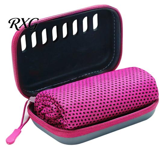 Cooling Towel for Sports with Carrying Case, 30x80cm Instant Microfiber Ice Outdoor Gear Towel, Portable Quick Drying Gym Workout Yoga Running