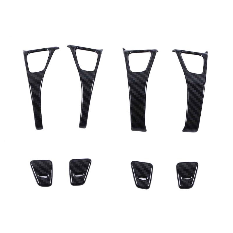 Для Tesla Model 3 автомобильный оконный подъемник дверной переключатель матовый черный модель Y из углеродного волокна украшение в наличии автомобильные аксессуары