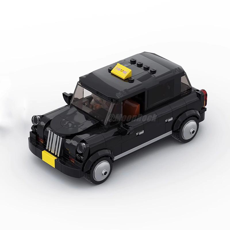 Building Blocks MOC-126046 British Car Taxu 4 Mini Taxi Assembly Toy Gift For Children
