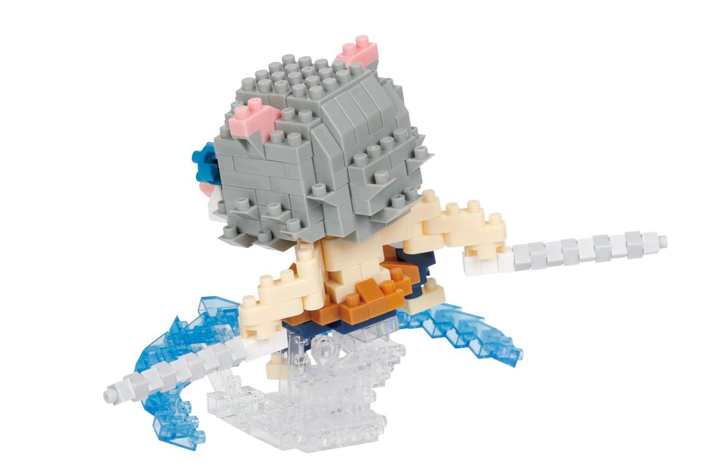 nanoblock Demon Kimetsu no Yaiba Hashihira Inosuke Character Collection Series Assembly Kit Slayer