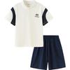Balabala Boys' Summer Short Sleeve Two-Piece Set