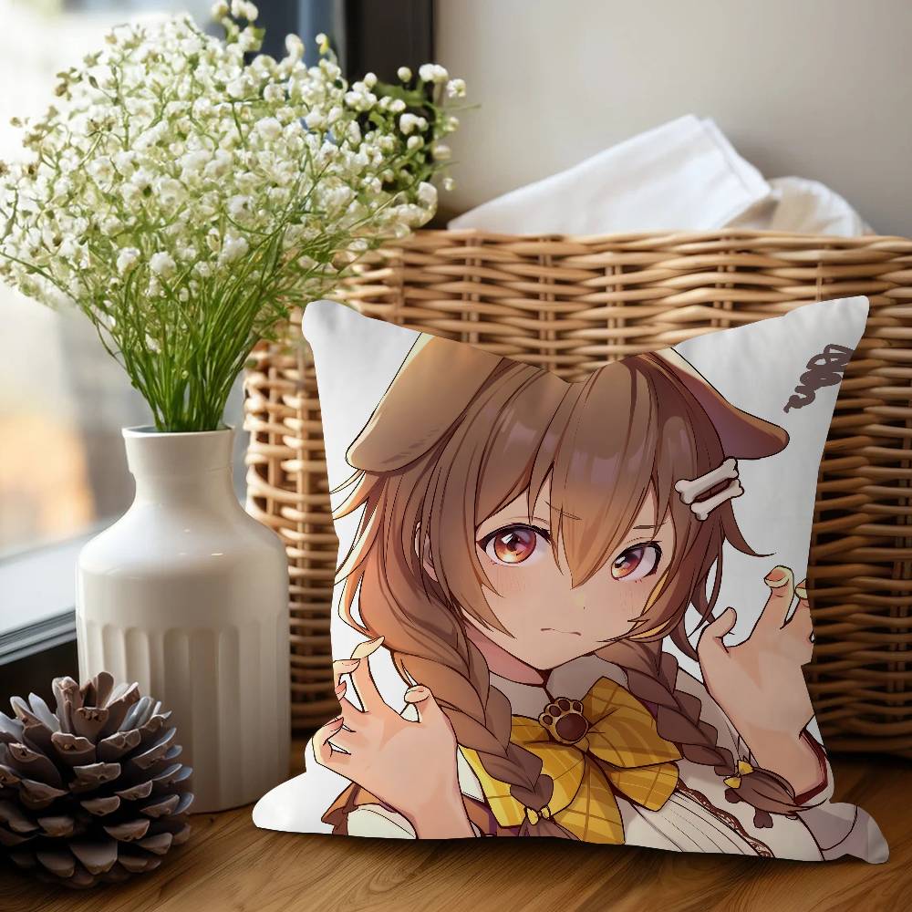 I-INUGAMI KORONE Pillowcases Home Bedding Decorative Pillow Cover Wedding Super Soft Pillow Case