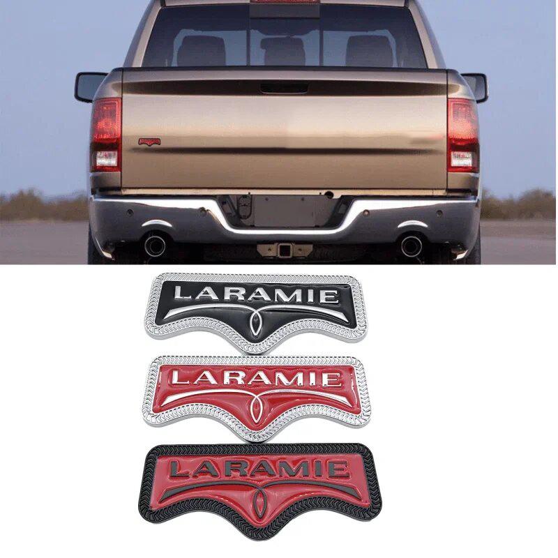 1 Pc Car Rear Side Sticker Styling for LARAMIE Logo Ram 1500 Caliber Jcuv Challenger Auto Tail Emblem Decoration