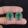 Faceted Zambian Emerald Earring 925 Sterling Silver Earrings Vintage Design Earring Natural Gemstone Earring Handmade Jewelry Gifts For Wife