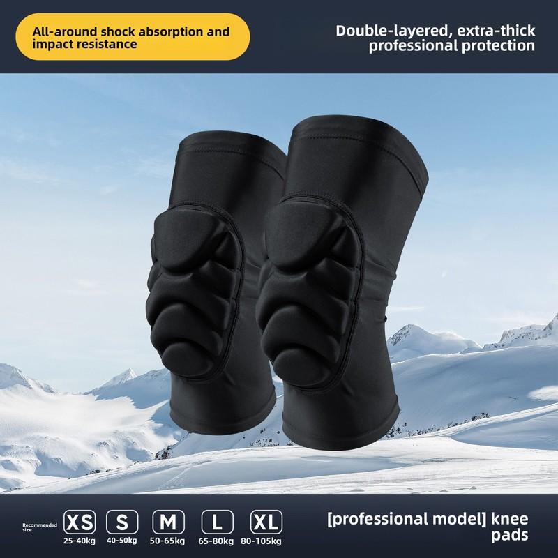 Genuine Professional Ski Protective Gear Set, Hip Wear Knee Pads and Anti-drop Fart Pads, Outdoor Sports Protective Equipment