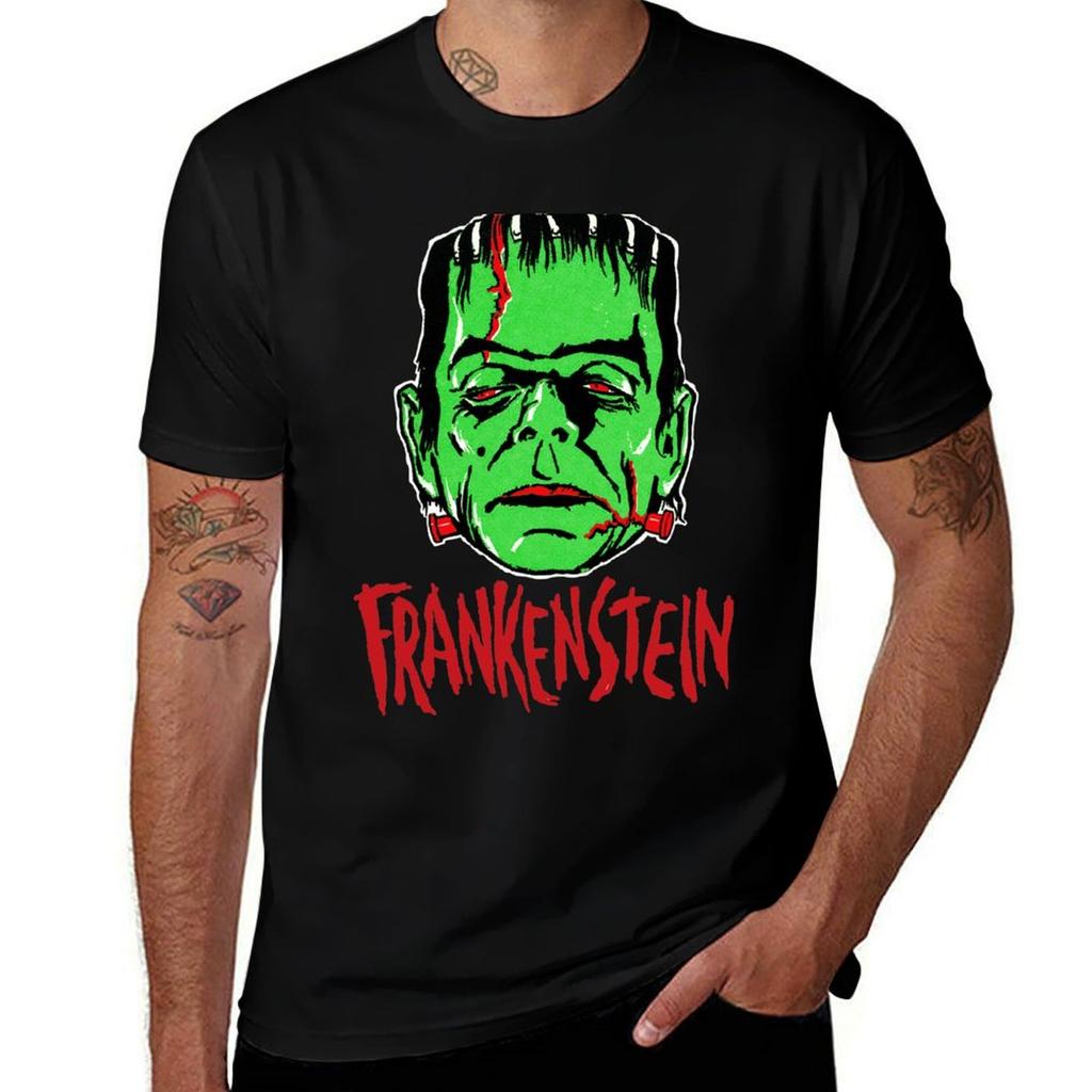 Frankenstein Vintage 1960s Style Tshirt Uv Protection Outdoor Tee Shirt Tshirt