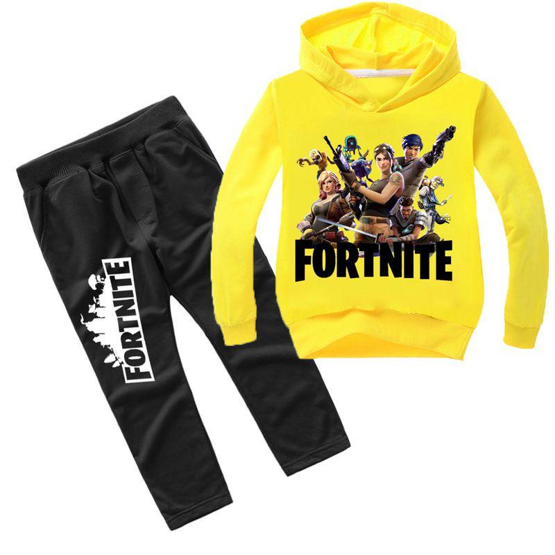 Hooded Fortnite Child Clothing Sweatshirt Hoodie Unisex Kids Wear Clothing Game