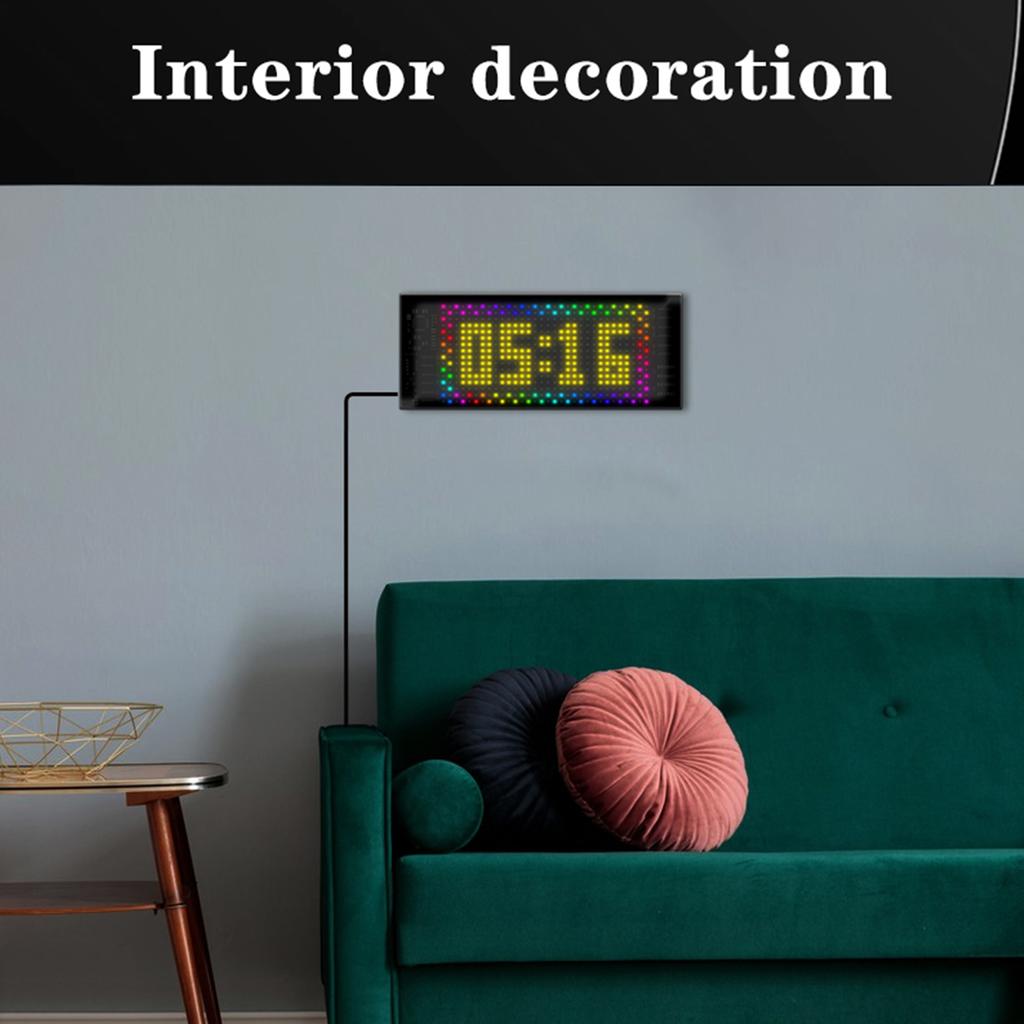 Светодиодный гибкий дисплей ПРИЛОЖЕНИЕ BT Рекламный экран для автомобиля Полноцветная интеллектуальная наклейка на автомобиль Мягкий экран дисплея IP65