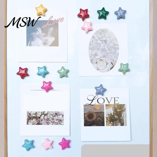 Office Message Boards Accessories 2Pcs 3D Star Refrigerator Magnet, Resin Shape Fridge School Locker Magnets Magnetic Decoration for Kitchen