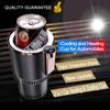 2-in-1 DC 12V Car Heating Cooling Cup Car Office Cup Warmer Cooler Smart Car Cup Mug Holder Tumbler Cooling Beverage Drinks Cans