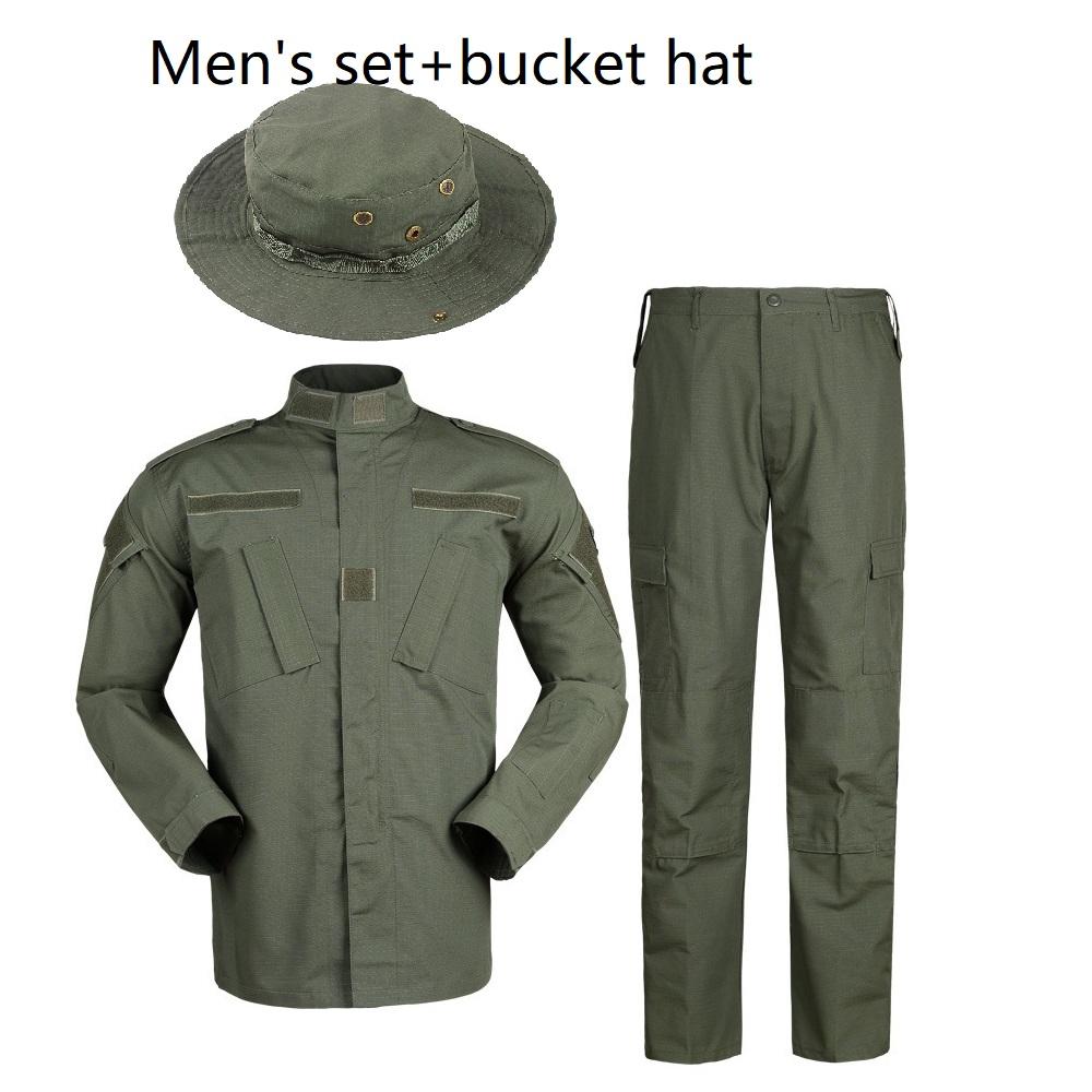 Полицейская форма боевой формы армии Рибстоп с шляпой-ведром