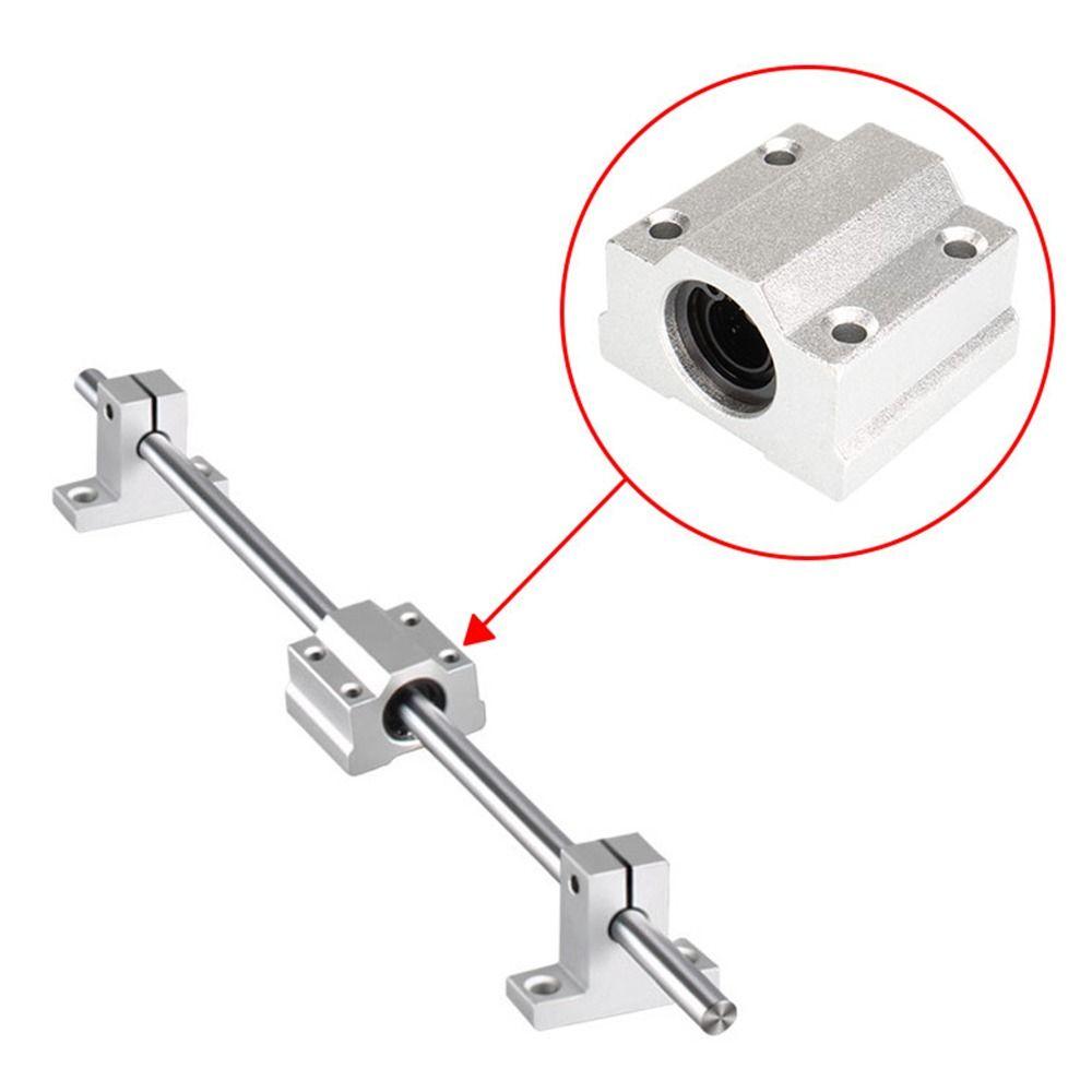 Durable Linear Ball Bearing 3D Printer Shafts Rod Parts New Slide Bushing Block Lightweight Guild Rail Shaft CNC Router