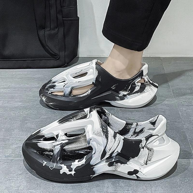 Модные мужские уличные сандалии Дышащие Сверхлегкие Новые Летние Низкая Цена Номер 41 Распродажа Модные Босиком Роскошные Стили 2025 Купить Мужскую Обувь