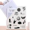 10 30 50Pcs Black White Ins Style Art Cartoon Stickers Aesthetic Decals Diy Motorcycle Motorcycle Notebook Cool Graffiti Sticker