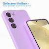Coque de protection - BOOLING - pour Samsung Galaxy S24 - Silicone Violet - Antichoc - Anti-Rayures - Ultra Fine