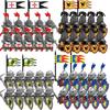 Medieval Knight Armored Troops Ancient Army Soldiers Mini Weapon Equipment Flag Model Building Blocks Kids Toys Birthday Gifts