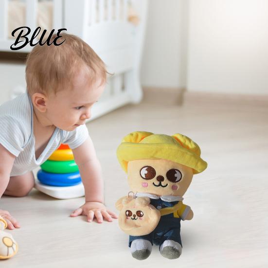 Мягкая игрушка кукла мультяшная плюшевая игрушка со съемной одеждой рюкзаком свинья лиса цыпленок волк медведь кошка кролик собака плюшевая игрушка фанаты группы подарок