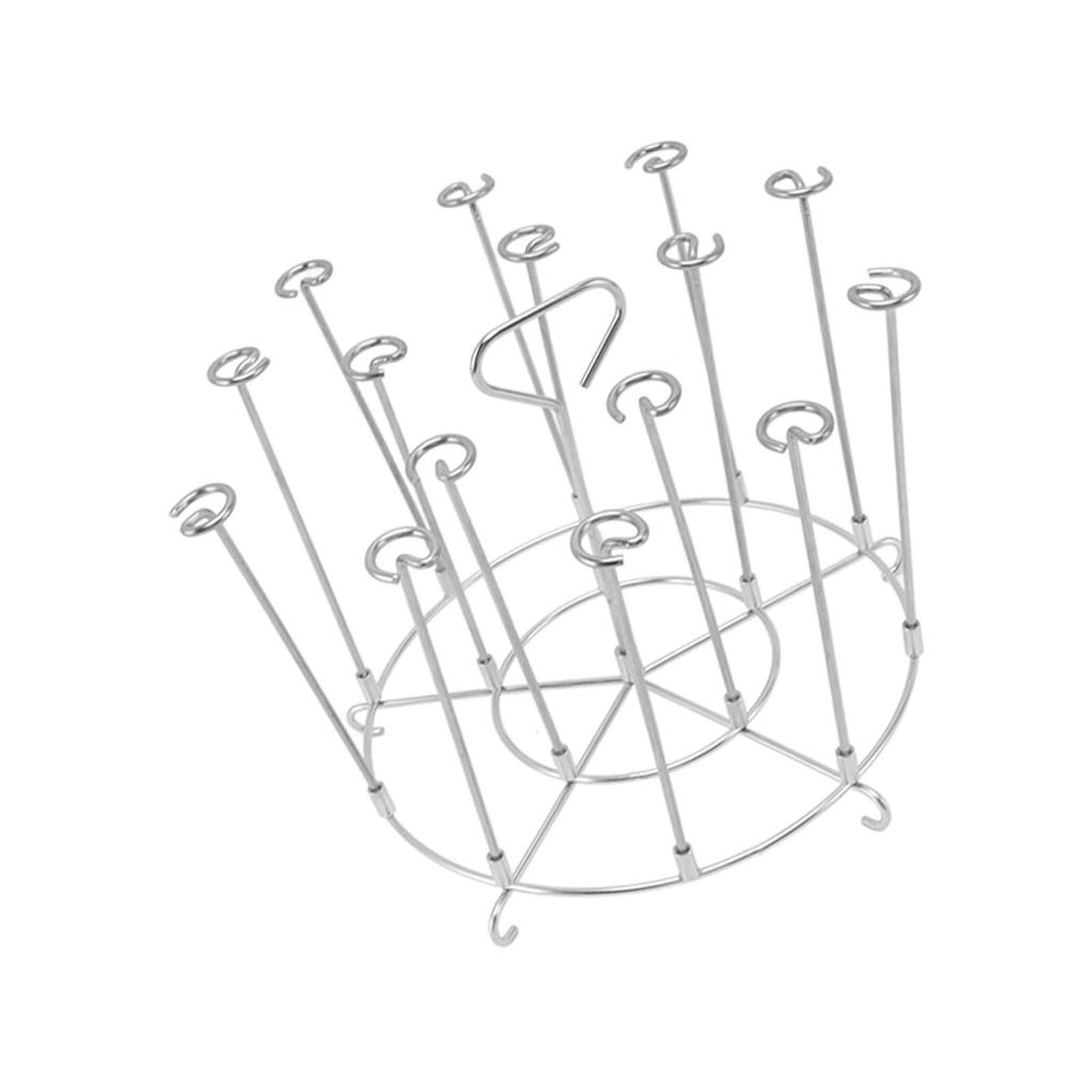 Skewer Stand Racks Stainless Steel Grilling Skewer Stand for Ninja Foodi Fryer 8QT