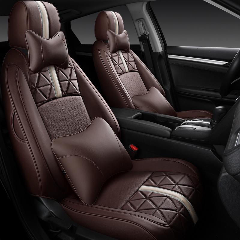 Honda Civic 5-Seater Custom Car Seat Cushion & Cover for 19-21 Models - All-Season, Full Coverage